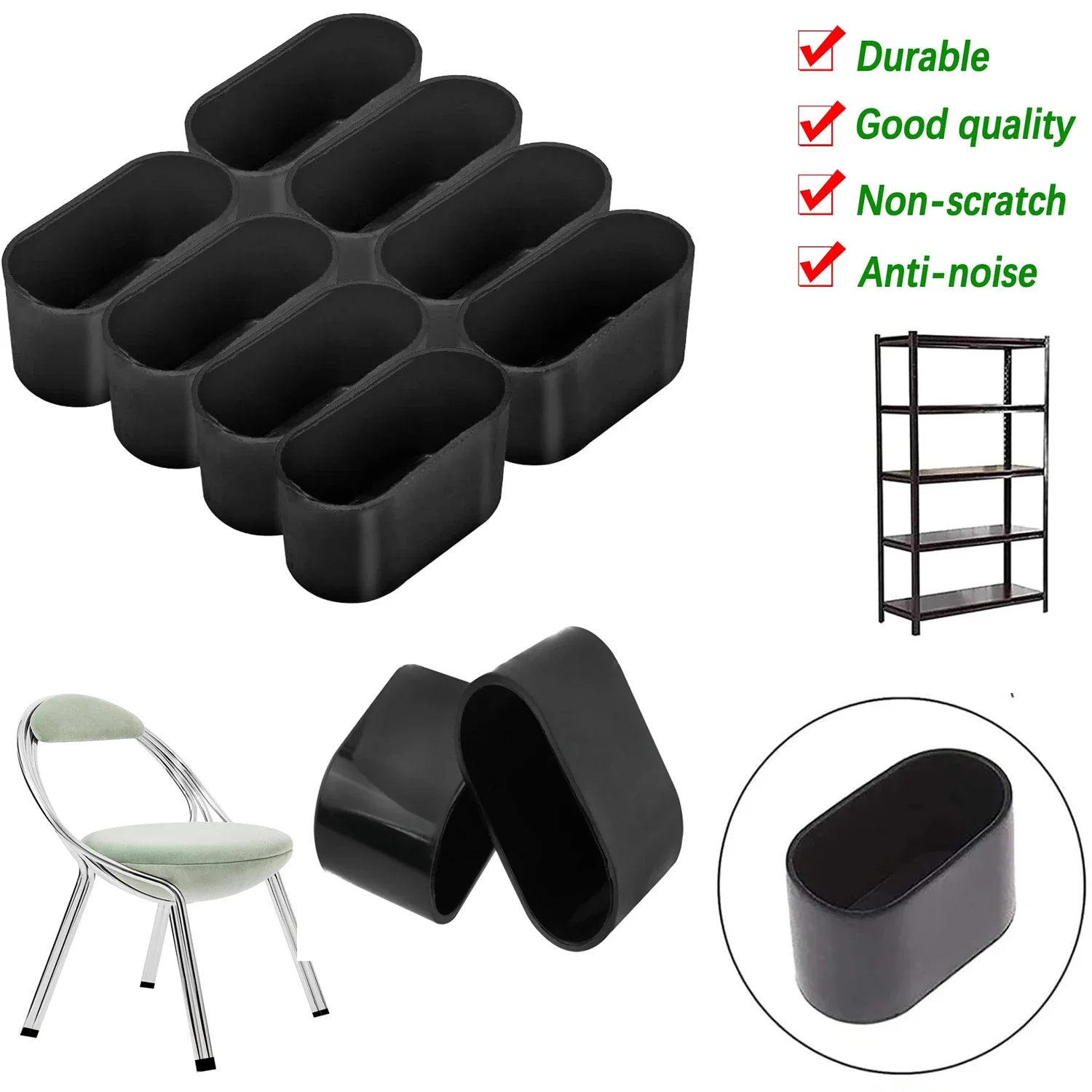4-32 adet silikon Oval sandaly - Furniture Hardware Legs incelemesi ve fiyatı