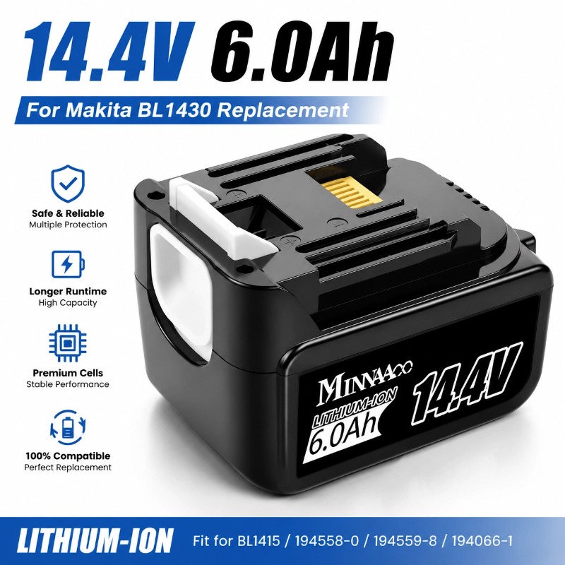 Makita 14.4V 6.0Ah 5.0Ah Lityu - Makita Drill Hp1640 incelemesi ve fiyatı