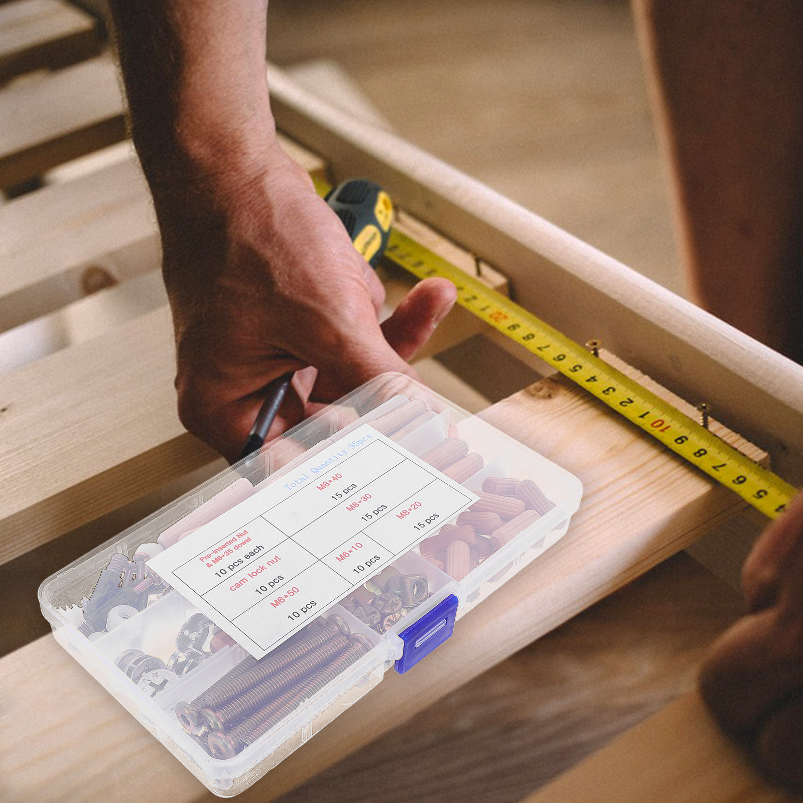 95 Parça Mobilya Vidası Cıvata - Furniture Hardware incelemesi ve fiyatı